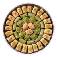 Baklava Special With Pistachio On The Tray