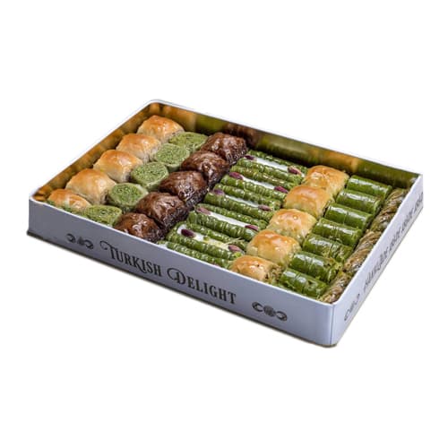 Hafız Mustafa Assortment Baklava 1,750 Gr in Metal Box