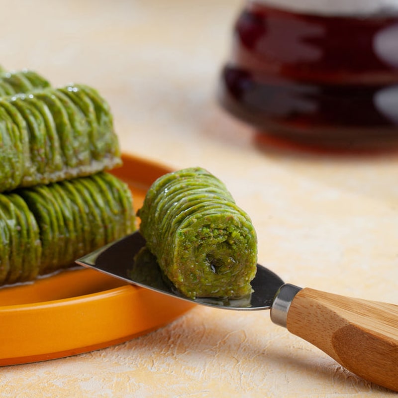 Hafiz Mustafa Wrap with Pistachio Baklava--