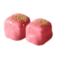 Selamlique Gold Sprinkled Rose Turkish Delight