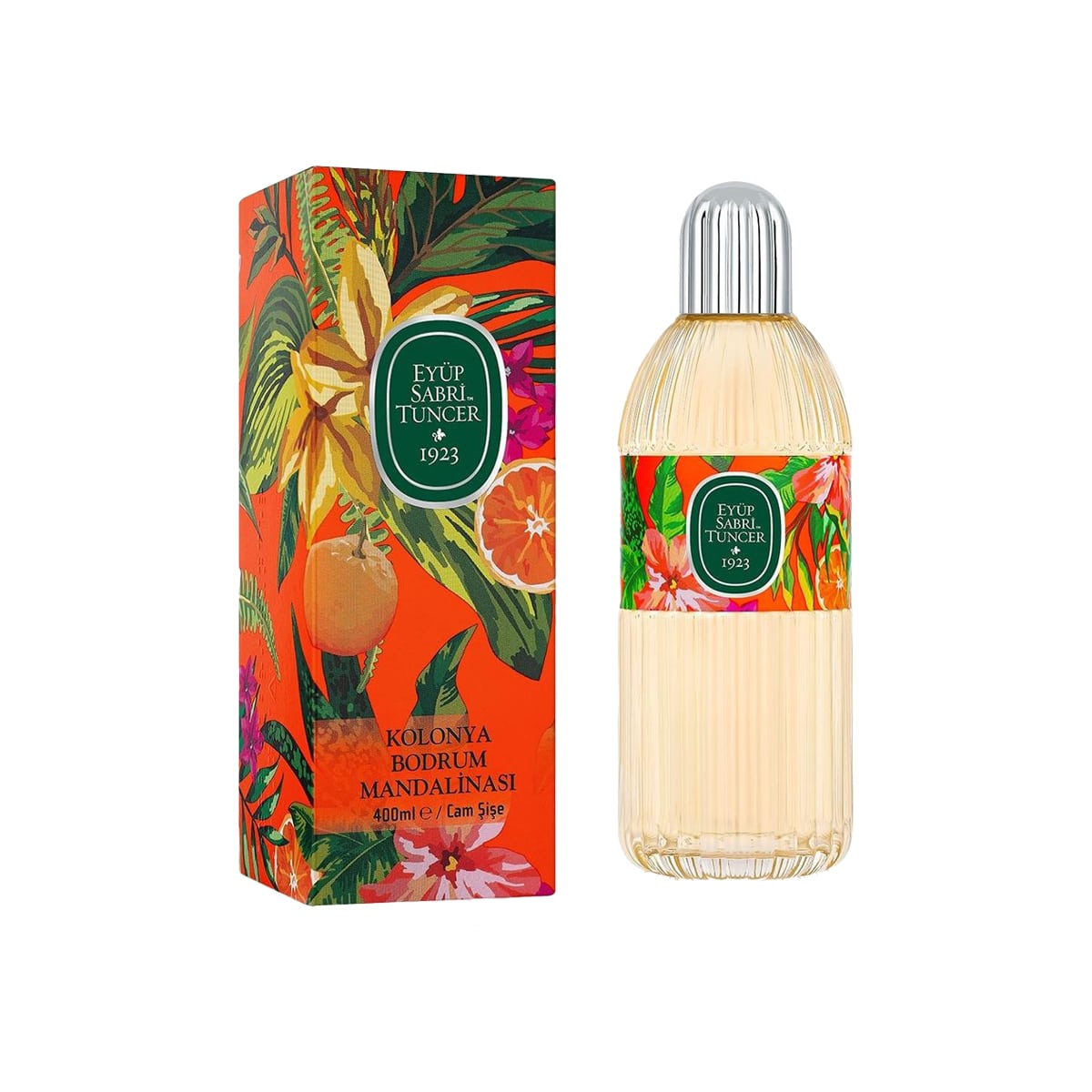 Eyup Sabri Tuncer Turkish Bodrum Mandarin Scented Glass Bottle Cologne - 400ml