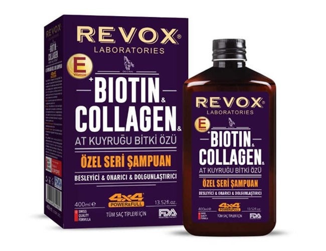 Biotin Collagen Shampoo with Horsetail Plant Extract, 400ml (13.52floz)
