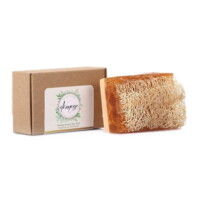 Turkish Natural Handmade Soap Honey&Donkey Milk With Organic Zucchini Fiber