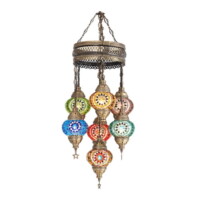 Demmex-Mosaic-lamp-7pcs-authentic-pendant-chandelier-colorful-pendant-chandelier-spiral-Pendant-Lamp