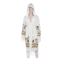 African-woman-in-Loincloth-Bathrobe-with-Bamboo-Printed-Hoodie