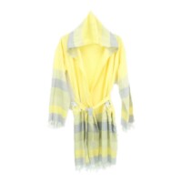 Loincloth-Bathrobe-Stripe-Yellow-Navy-Blue-beige