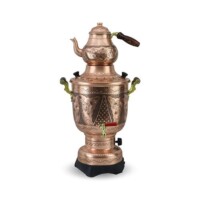 Rose Flower Antique Electric Copper Samovar 1248