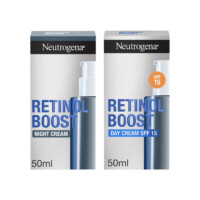 Neutrogena Retinol Boost Night Cream Anti-Aging 50 ml (1.69floz) & Retinol Boost Day Cream Anti-Aging SPF15 50 ml (1.69floz)