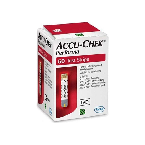 Accu Chek Performa Test Strips For Diabetic Patients 50 Pcs