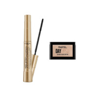 L'Oreal Paris Telescopic Gold Mascara Black & Pastel Daylight Cream Highlighter 11