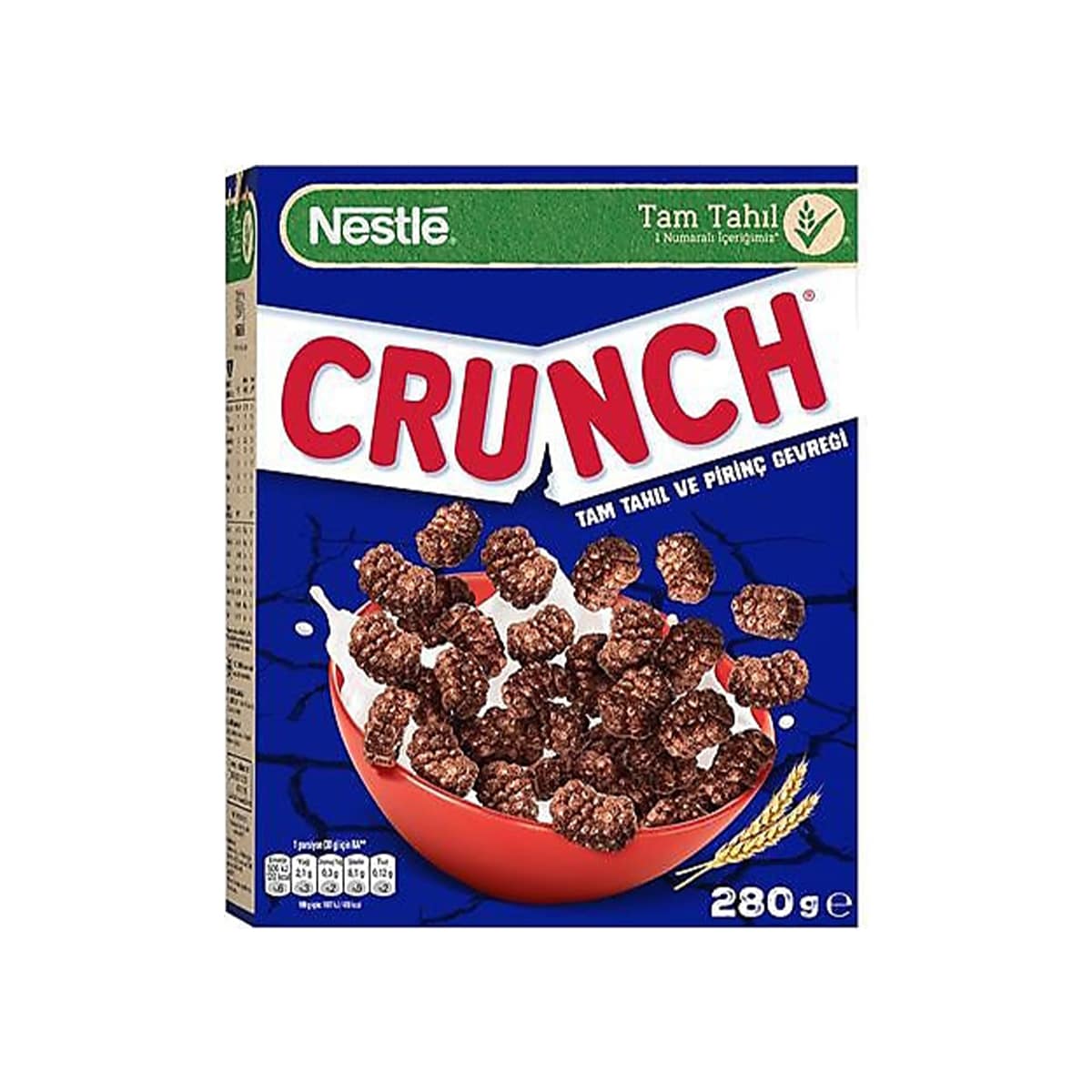 Nestle Crunch Chocolate Whole Grain & Rice Breakfast Cereal 280 gr (9.87oz)