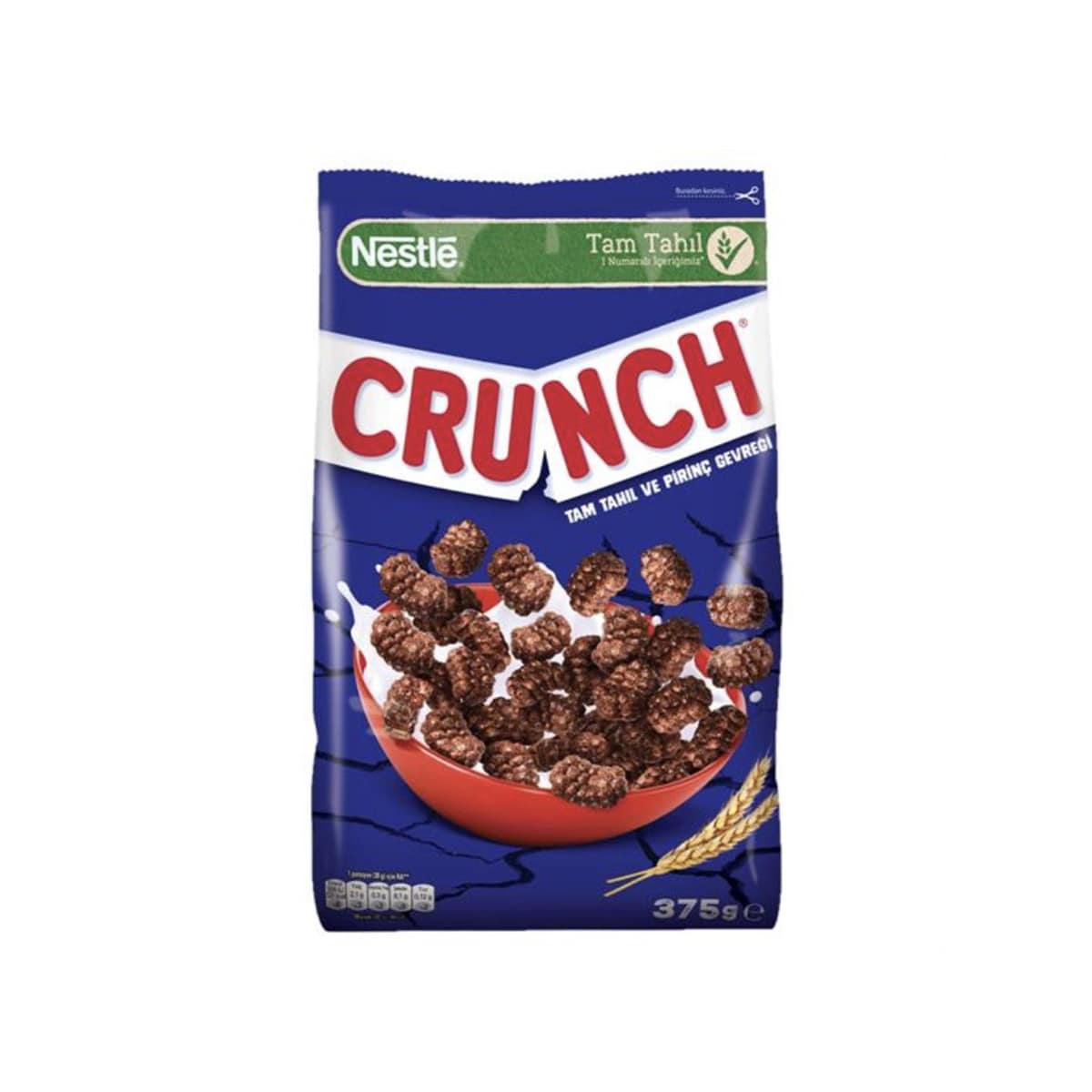 Nestle Crunch Chocolate Whole Grain & Rice Breakfast Cereal 375 gr (13.22oz)