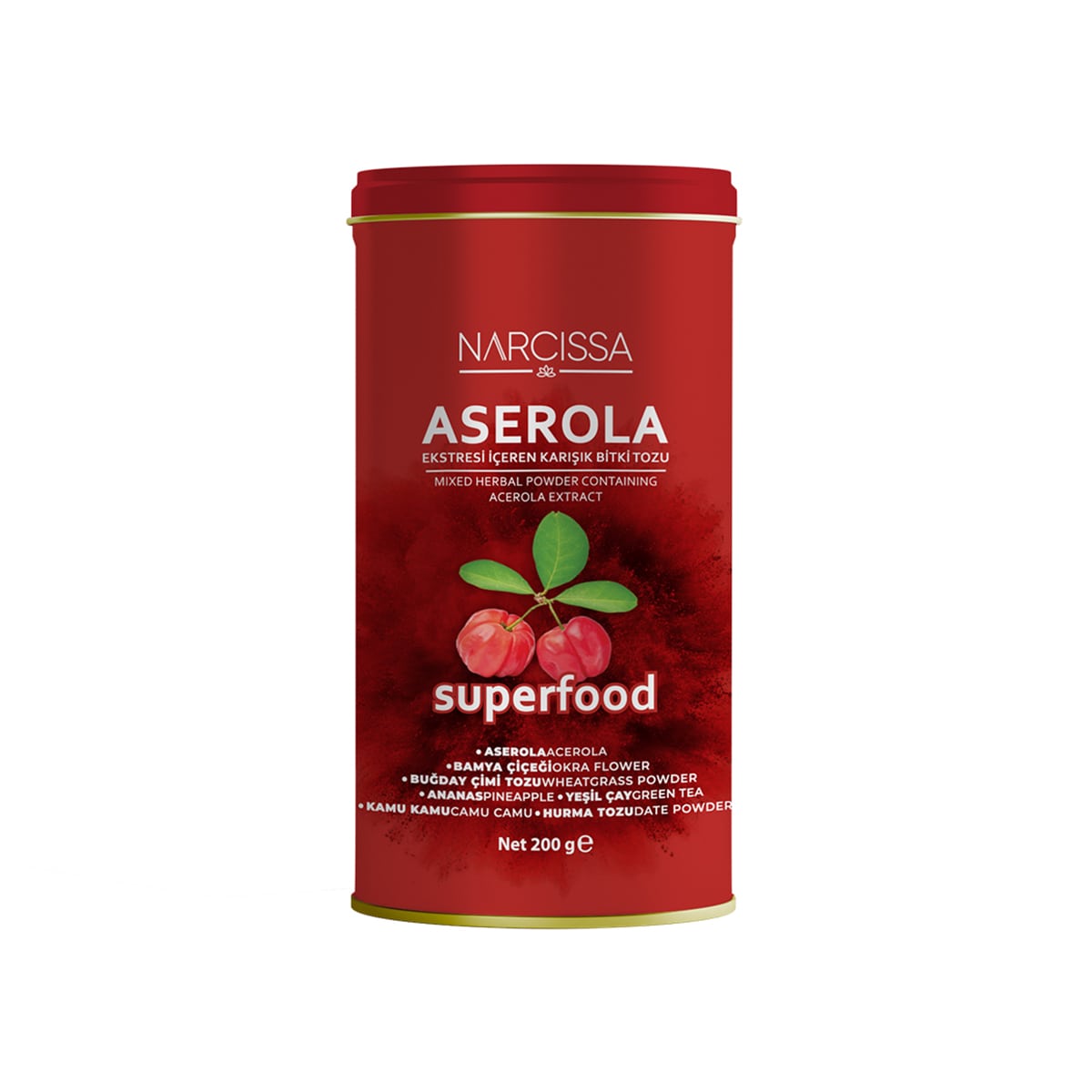 Acerola Mixed Herbal Tea Narcissa 200 gr (7.05oz)