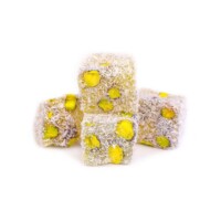 Tugba Double Roasted Turkish Delight with Pistachio 250 gr (8.82oz)