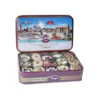 Tugba Traditional Tastes Assorted Turkish Delight Metal Box 290 gr (10.23oz)
