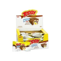 Elvan Today Aloha Chocolate Covered Mini Cake with Marshmallow and Banana in Box 20 gr (0.70oz) – 24 Pieces