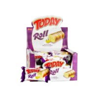 Elvan Today Swiss Roll Cake with Banana Cream in Box 35 gr (1.23oz) – 24 Pieces