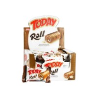 Elvan Today Swiss Roll Cocoa Cake with Milk Cream in Box 35 gr (1.23oz) – 24 Pieces