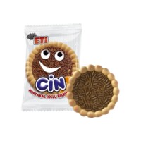 Eti Cin Orange Sauce Biscuit 25 gr (0.88oz) - 5 Pieces