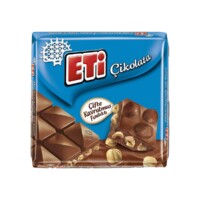Milk Chocolate with Double Roasted Hazelnut Eti 60 gr (2.11oz)