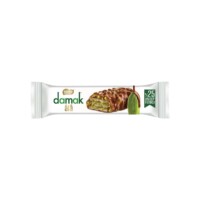 Nestle Damak Milk Chocolate with Pistachio Coated Wafer with Pistachio Cream Filling 30 gr (1.06oz)