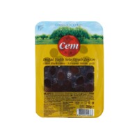 Turkish Natural Oiled Black Olives Cem 200 gr (7.06oz)