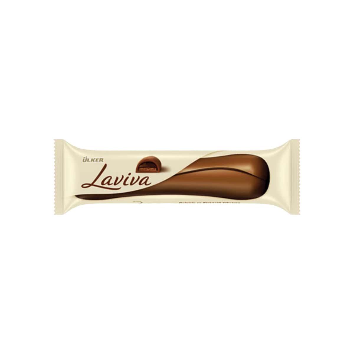 Ulker Laviva Chocolate-Filled Biscuit Chocolate Bar 35 gr (1.23oz)