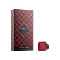 Dark Roasted and a Little Sugar Single Serving Turkish Coffee Capsules Selamlique 7 gr (0.24oz) - 10 Pieces