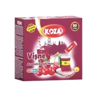 Single Serving Cherry Flavored Powdered Drink Koza 1.5 gr (0.05oz) x50