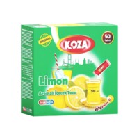 Single Serving Lemon Flavored Powdered Drink Koza 1.5 gr (0.05oz) x50