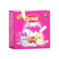 Single Serving Strawberry Flavored Powdered Drink Koza 1.5 gr (0.05oz) x50