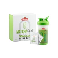 Caykur Detox Matcha Tea with Shaker Bottle in Box 120 gr (4.23oz)