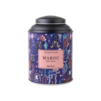 Maroc Green Tea with Mint in Metal Box Melez Tea 75 gr (2.64oz)
