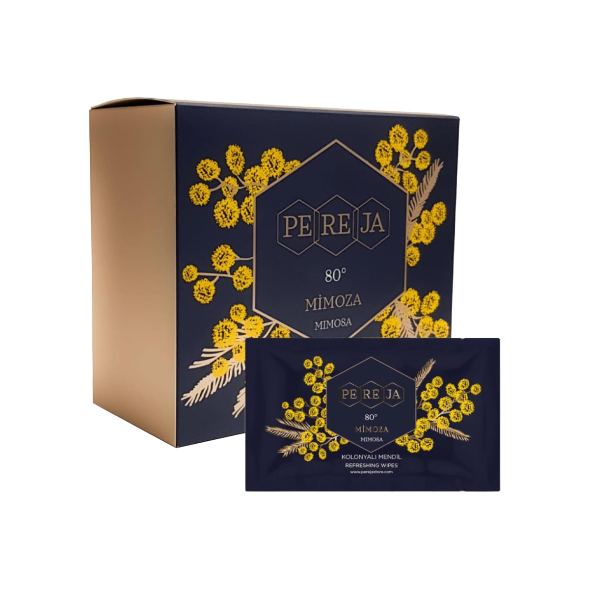 Mimosa Refreshing Wipes in Box Pereja – Pack of 24