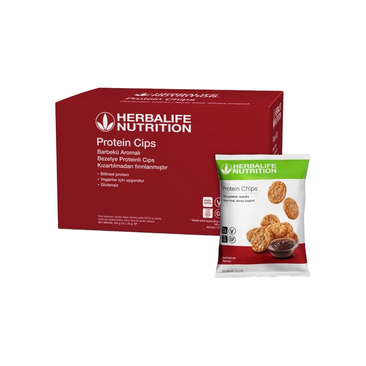 Herbalife Barbecue Flavored Protein Chips 30 gr (1.05oz) – 10 Pieces