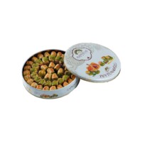 Kol and Shkor Twisted Baklava with Pistachio and Honey in Metal Box Zaitoune 500 gr (17.64oz)