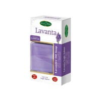 Natural Lavander Oil Soap with Gifted Pouch and Soap Dish Phytoflora 125 gr (4.40oz)