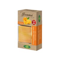 Natural Orange Peel Oil Soap with Gifted Pouch and Soap Dish Phytoflora 125 gr (4.40oz)