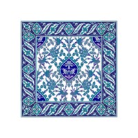 Blue and White 60x60 cm Kutahya Style Ceramic Tile Set
