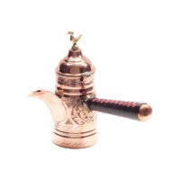 Handcrafted Metalic Style Red Copper Mirra Coffee Pot 15.5 cm