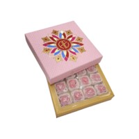 Rose Flavored Special Ottoman Turkish Delight in Box Adnan Efendi 220 gr (7.76oz)