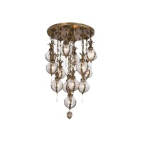 Mila 13 Arm Antique Pendant Chandelier