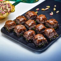 Chocolate Baklava with Pistachio Hafiz Mustafa