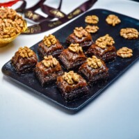 Chocolate Baklava with Walnut Hafiz Mustafa