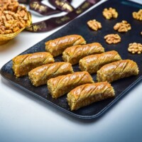 Twisted Baklava with Walnut Hafiz Mustafa