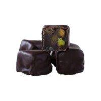Chocolate-Coated Pistachio Turkish Delight